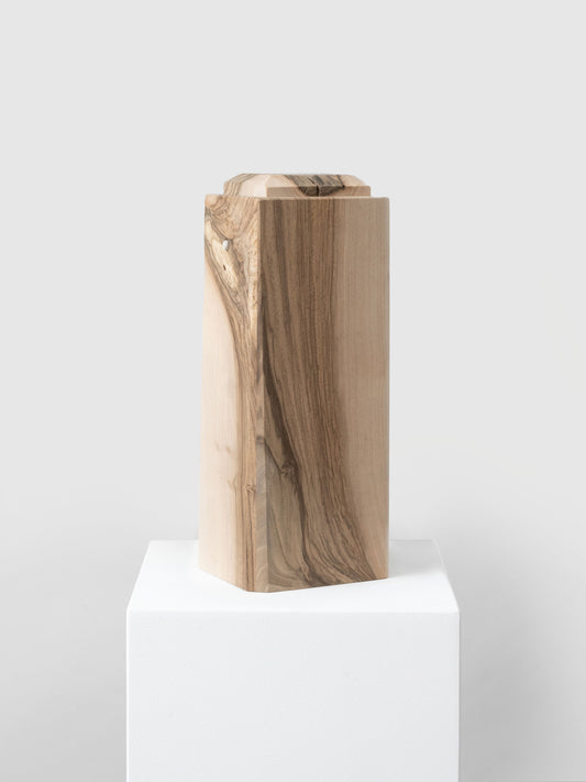 schöne abbaubare Holzurne für Urnenbestattung und Naturbestattung – Iniba