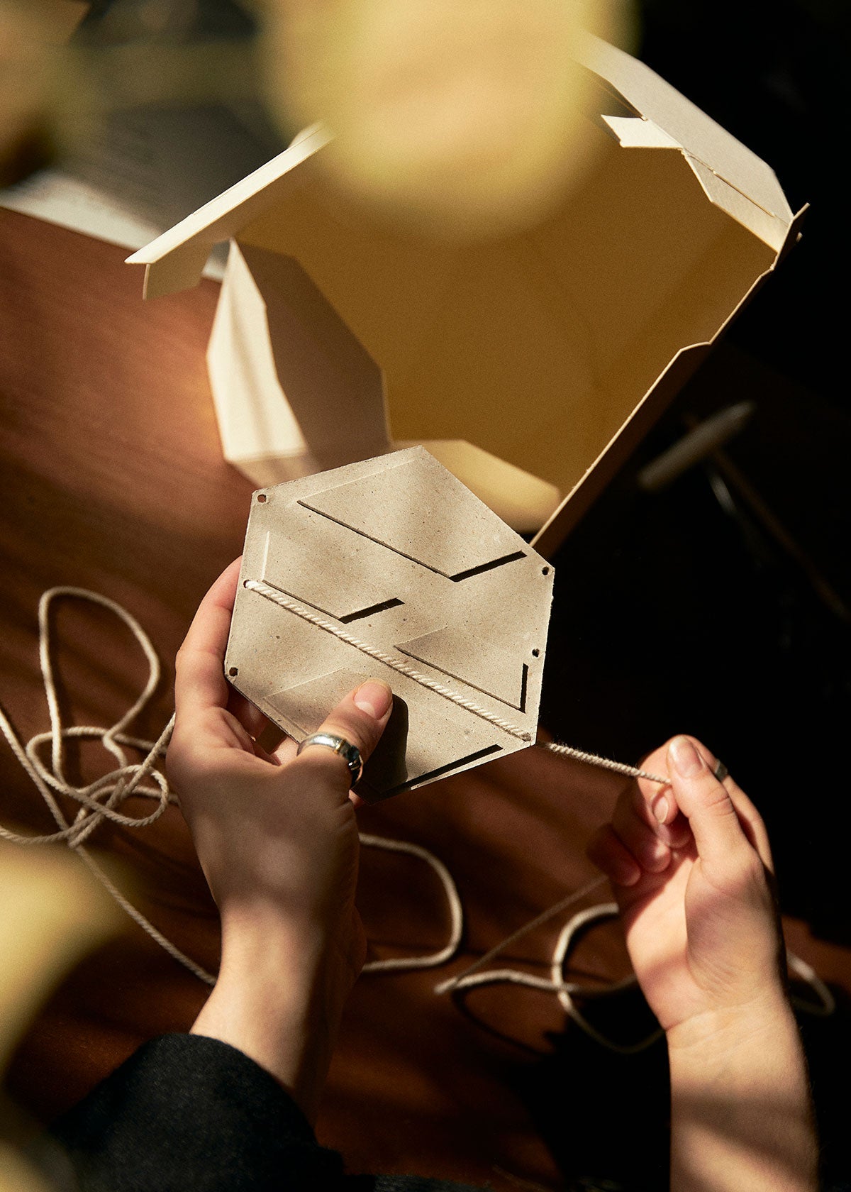 urnfold DIY Urne Set zum Selbermachen, Anleitung, Absenkbänder