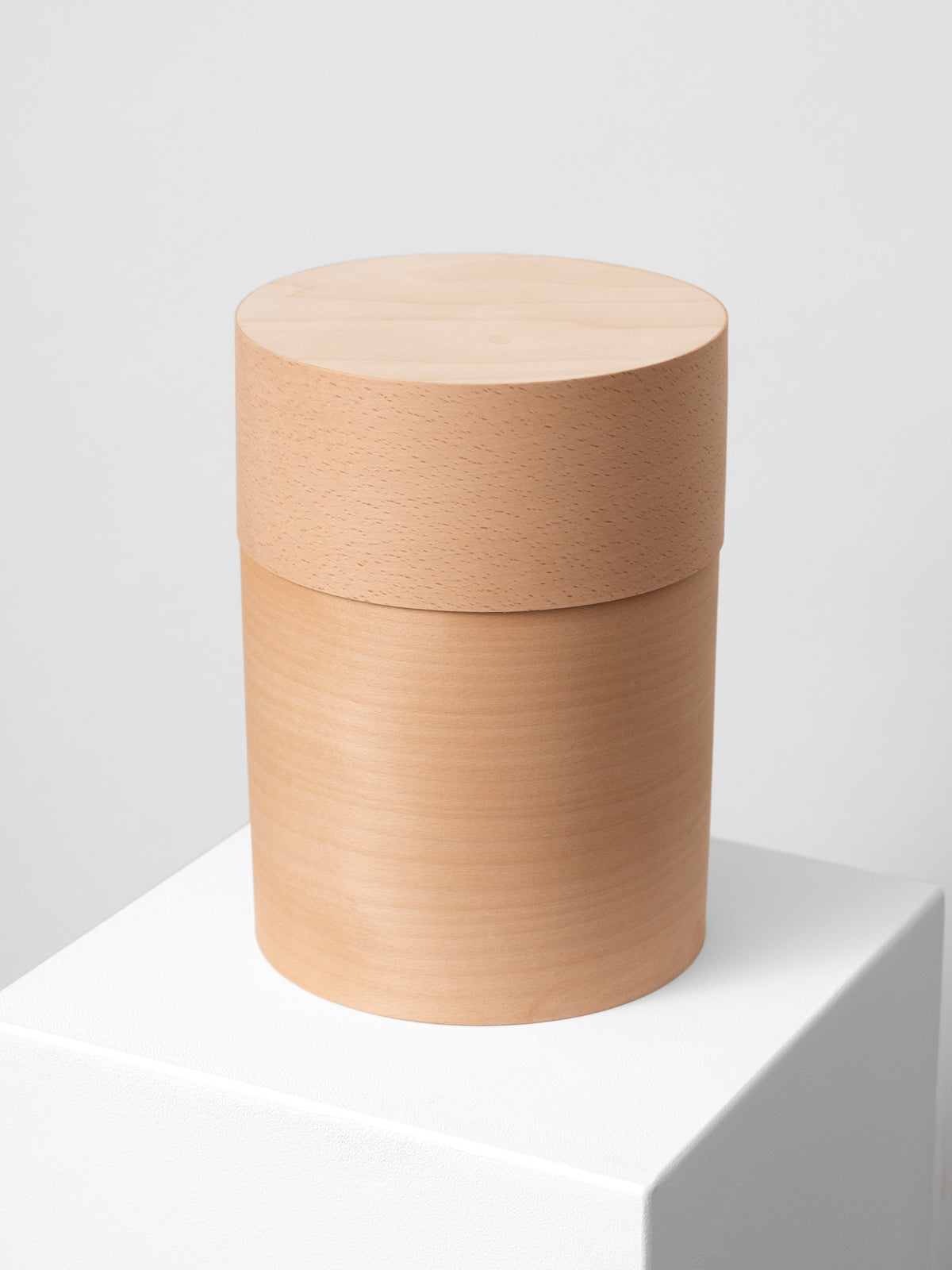 abbaubare Urne aus Buchenspan, Holzurne, individualisierbar