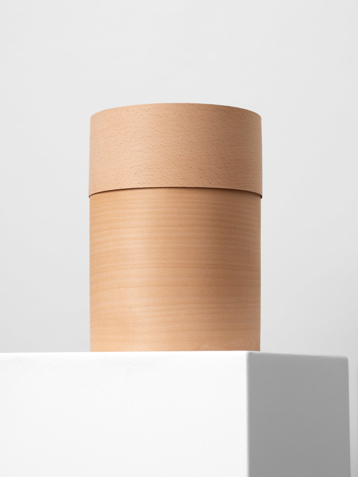 abbaubare Urne aus Buchenspan, Holzurne, individualisierbar