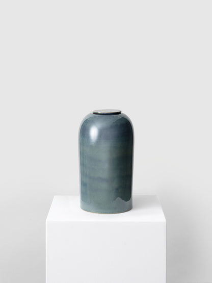 handgemachte Keramikurne für Urnenbestattung, Urnenwand – Azuro
